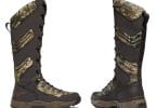Danner Mens Vital snake proof boots details of side and rear of leather and camo hunting boot