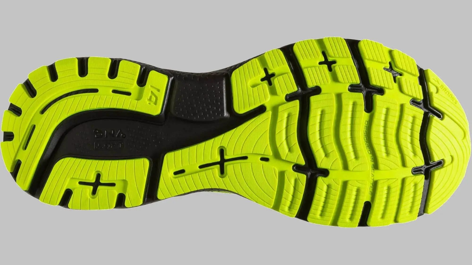 Outsole details on the latest model