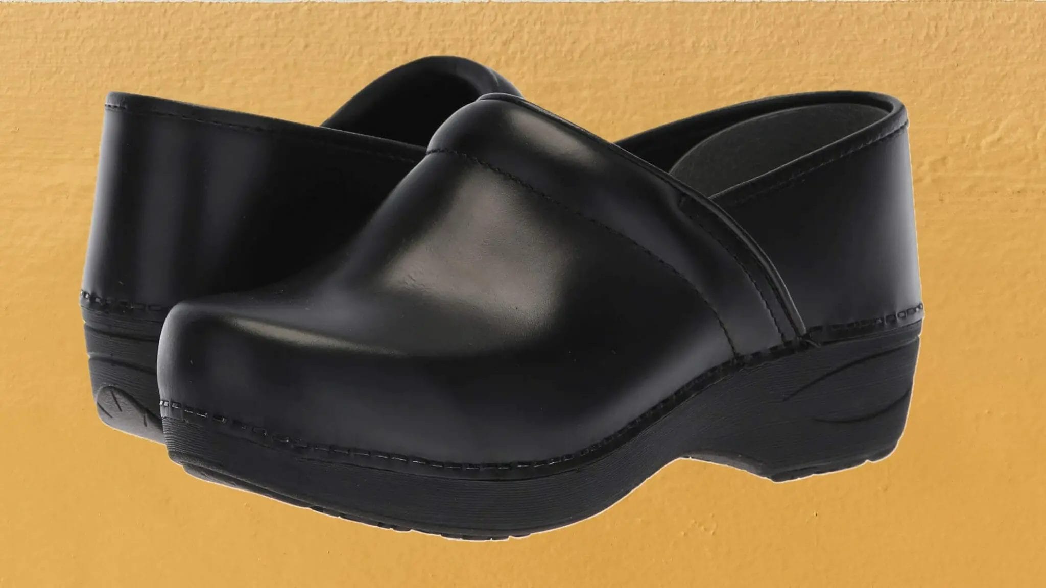 Pair of Dansko XP 2.0 non-slip clogs for chefs and kitchen work