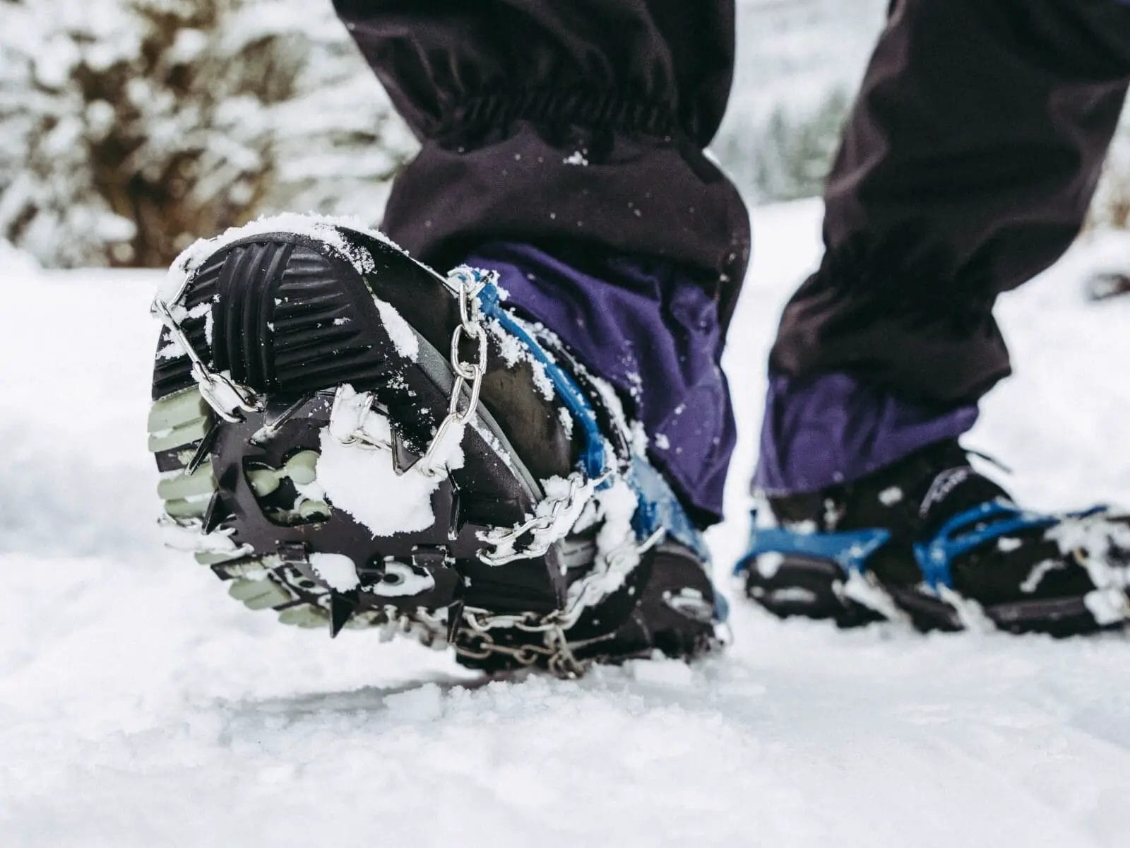 14/12 Teeth Ice Snow Climbing Walking Boot Shoe Cover Spike Cleats Crampons B9W6 