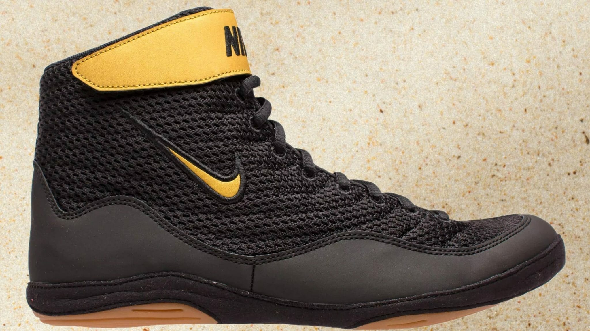 Black and Gold Nike Inflict 3.