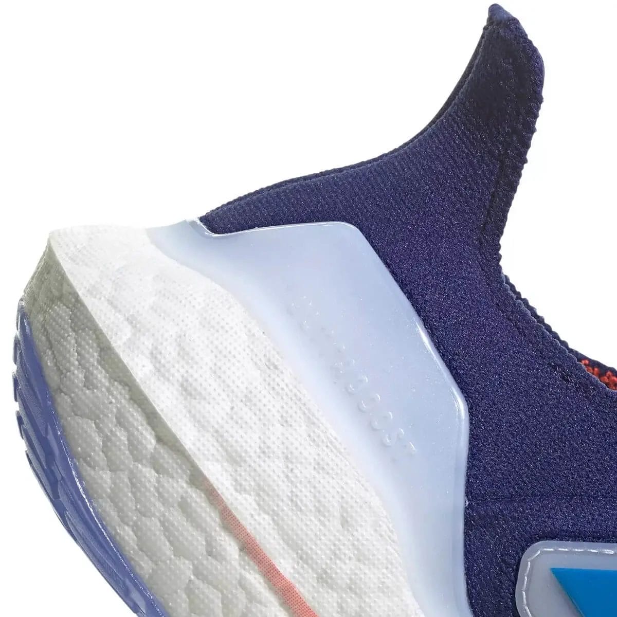 Detailed view of the heel stack and outsole.